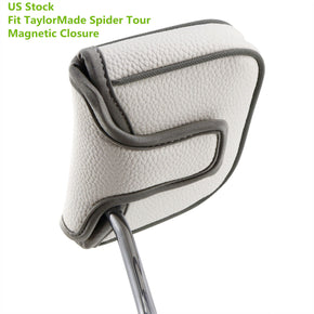 Square Mallet Putter Cover Golf Headcover For TaylorMade Spider Tour Magnet Hot