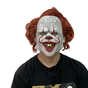 Movie It: Kids Chapter Two Pennywise Halloween Cosplay Costume Clown Mask / Size One Size Mask