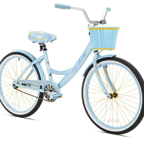 24" La Jolla Girls Cruiser Bike Bicycles Adult Cycling Bike Light Blue Outdoor