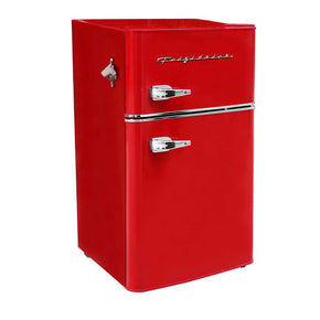 NEWFrigidaire Retro 3.2 Cu Ft Two Door Compact Refrigerator with Freezer / actual_color red