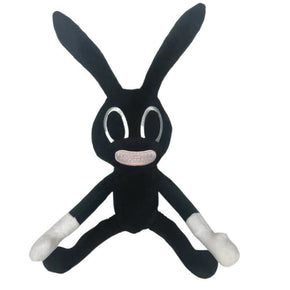 40cm Black Cartoon Rabbit Plush Toy Stuffed Animal Doll Toy Kids Christmas Gift.