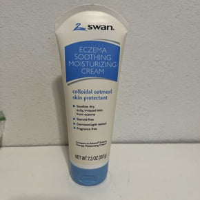 NEW Swan Eczema Soothing Moisturizing Cream Colloidal Oatmeal 7.3 oz Sooths Dry