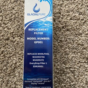 Glacial Pure Refrigerator Replacement Filter GP001 FILTER NEW SEALED