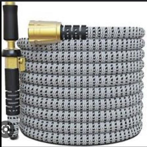 TITAN 150ft Garden Hose - All New Expandable Water Hose w/Nozzle & Washers