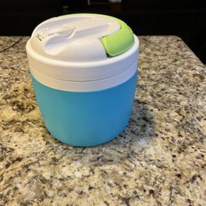 Igloo Elite Gallon Water Jug Cooler Blue & Teal Round Vintage