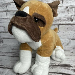 2010 Retired Boxer Dog Plush Stuffed Animal Adventure Squishy Soft 11”