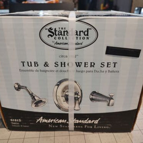 Brand New The Standard Collection: Tub and Shower Set; By American Standard