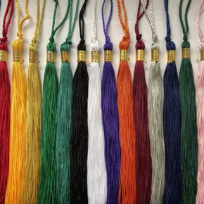 GRADUATION TASSEL 15-16" & YEAR CHARM 1980 1981 1982 1983 1984 1985 1986 1987 / Color Orange / Year Circle 1981