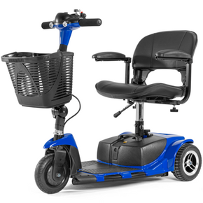3 Wheel Folding Mobility Scooter Power Wheel Chairs Electric Device Compact Home / Color Blue Mobility Scooters