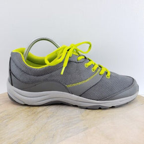 Vionic Kona Women's Size 8.5 Wide Gray Sneakers Comfort Lace Up Shoes