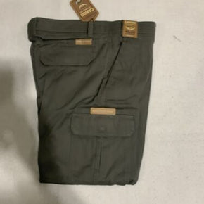 ROUNDTREE&YORKE Pewter Grey CLASSIC FIT CARGO PANTS MENS SIZE 40X29