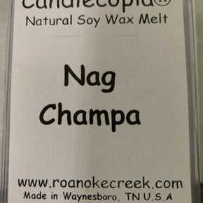 Nag Champa Strongly Scented Hand Poured Vegan Wax Melts, 11 Scented Wax Cubes