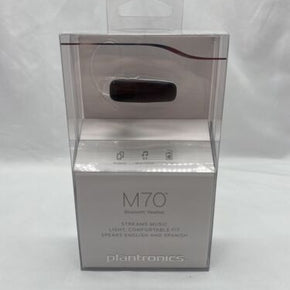 NEW Plantronics M70 Mobile Bluetooth Headset English & Spanish Sealed Box