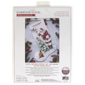 Dimensions Counted Cross Stitch Kit 16" Long-Magical Christmas Stocking (14 Coun