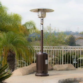 BELLEZE 48,000BTU Premium Outdoor Patio Heater w Wheel LP Propane FREE SHIPPING