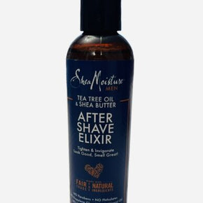 Shea Moisture Men Tea Tree Oil & Shea Butter After Shave Elixir 4 Oz New HTF