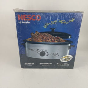 Nesco 6 Qt Silver Millennium Stainless Steel Roaster Oven 4816-47-30 - NEW