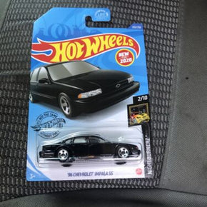 Hot Wheels 2020 HW Nightburnerz Black '96 Chevrolet Impala SS New For 2020