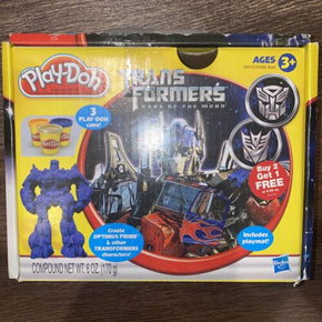 Play-Doh -Transformers "Dark Of The Moon" Set-With 3 Cans Of Play-Doh.