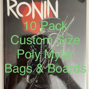 10 X Teenage Mutant Ninja Turtles Last Ronin #1 Poly Mylar Bags & Custom Boards