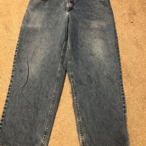 Vintage Levis Silvertab Baggy Fit Jeans Mens 36x30 Blue Medium Wash Pants Y2K