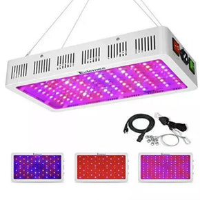 Exlenvce 1500W 1200W LED Grow Light Full Spectrum for Indoor Plants Veg + Bloom