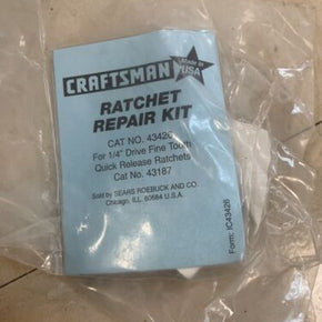 NEW Craftsman 1/4" Ratchet Repair Kit 43426 for Fine Tooth Quick Release Ratchet