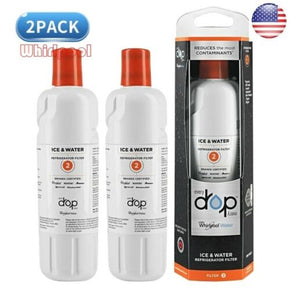 2 Packs EDR²2RXD1 Drop 2# W²10413645A Replacement² Fridge Water Filter#2 US