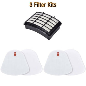 NV350 Vacuum Filters Replacement Parts for Shark Navigator Lift-Away Upright US / Type 1 HEPA Filter+2 Set Filter