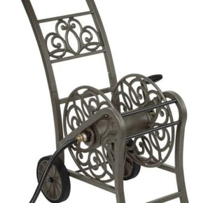 Hampton Bay - 2-Wheel Hose Reel Cart - Metal - Up to 150' Hose - 8" Wheels