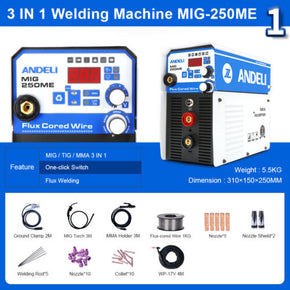 MIG Welder Welding Machine Lift TIG/MMA/ MIG 3 in 1 Welder 220V MIG Welder