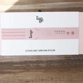 SEALED L'ange Le Duo Pink 360° Airflow Titanium Styler Curling Iron Straightener