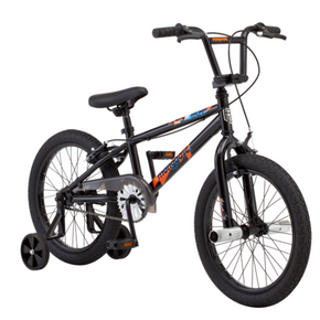 Mongoose Switch Freestyle BMX Bike, 18-inch wheels, single speed, Black Sport S1