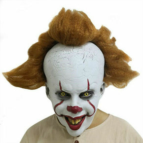 Movie It: Chapter Two Pennywise Cosplay Costume Clown Halloween Without Mask / Color Clown Mask Style Four / Size One Size