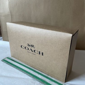 COACH Gift Box 10”x 6”x 2 1/2" NEW + Tissue Paper and Sticker