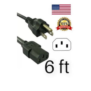 Power Cord for Power Smokeless Grill XL Model PG-1500XL 3-prong 6 ft