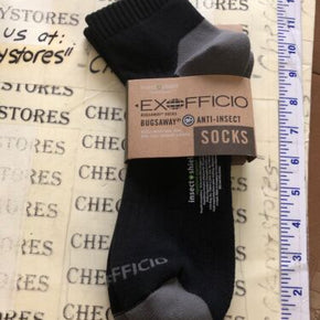 NEW EXOFFICIO BugsAway Anit-Insect  Cool Crew Socks SZ M/L WMNS 7-10//MENS 7-10