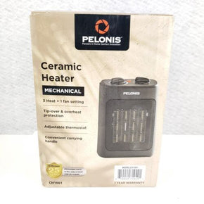 Pelonis 1500 Watt Ceramic Space Heater CH1001 Portable Adjustable Settings