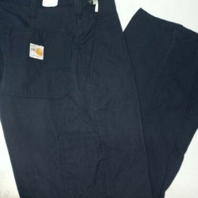 NEW Carhartt FR FLAME RESISTANT 73478-20 30×30 DUNGAREE FIT navy blue pants AA12