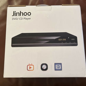 NEW NIB Jinhoo DVD Player for TV DVD CD Player HD 1080p Upscaling HDMI