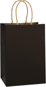 BagDream Gift Bags Kraft Paper Bags 100Pcs 5.25x3.75x8 Inches Small Shopping Bag