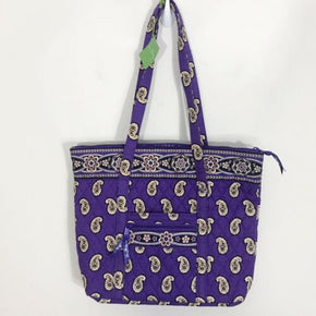 VERA BRADLEY Villager in Simply Violet Paisley Bag Purse Tote Purple Shoulder