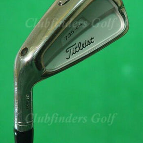 LH Titleist 735.CM Chrome Forged Single 6 Iron Dynamic Gold S300 Steel Stiff