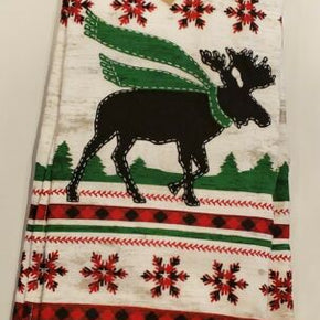 Moose Kitchen Towels Holiday Kay Dee Designs set of 2 NEW