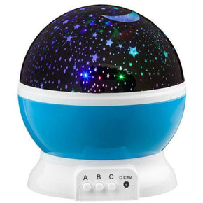 TOYS FOR 2-10 Year Old Kids LED Night Light Star Moon Constellation Xmas Gift / Color BLUE