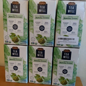 Celestial Seasonings Tea Well Daily Wellness Matcha Green Tea (Pack of 6)