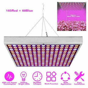 45W Save Energy LED Grow Light Panel Lamp Full Spectrum Hydroponic Plant Growing / Color BLU_RED