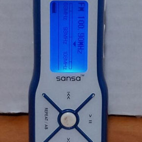 SanDisk Sansa m230 512MB MP3 Player Blue 🔥TESTED ✅