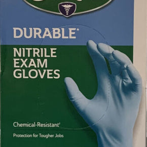 Curad Nitrile Exam Gloves Chemical Resistant 100 Ct One Size Fits Most Durable