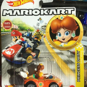 Hot Wheels Mario Kart: Princess Daisy ! New - Hard To Find - On excellent card!